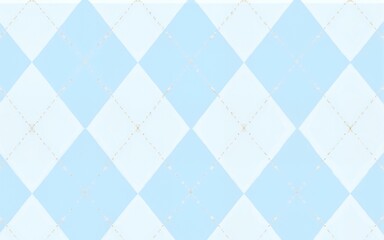 Argyle vector pattern. Light blue with thin white dotted line. Seamless geometric background for fabric, textile, men's clothing, wrapping paper. Backdrop for Little Man  (baby boy) party invite card