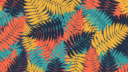 Exotic Tropical Foliage Pattern– Vibrant Nature Design	