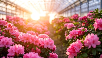 pink flowers in the garden