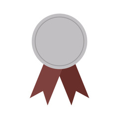 Silver Medal Coin Award Trophy