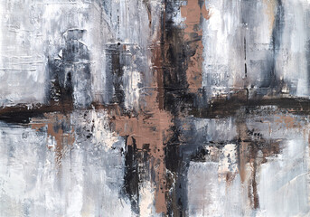 Abstract art, texture effect, modern creativity, home decoration, artistic background, fine art for wall decor and print, mural design, oil painting style, artistic strokes, knife painting, elegance