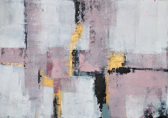 A modern abstract piece with soft gradients and flowing lines, bringing a serene and elegant atmosphere to any contemporary space