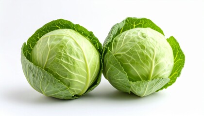 cabbage isolated on white