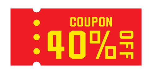 割引クーポンのベクターイラスト　夏色