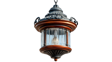 Antique Lantern: Exquisite antique lantern. Its intricate design and warm glow illuminate with elegance and classic charm.  
