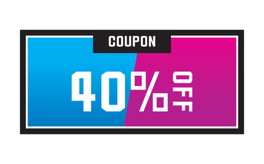 割引クーポンのベクターイラスト　夏色