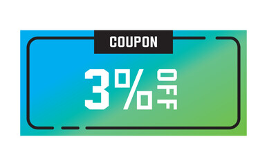 割引クーポンのベクターイラスト　夏色