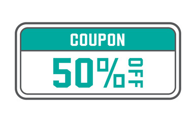 割引クーポンのベクターイラスト　夏色