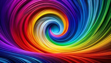 colorful swirls rotating creating a mesmerizing visual effect