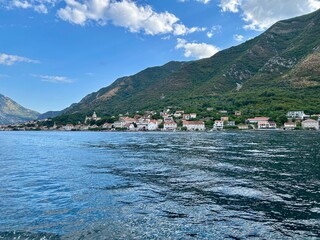 view from the Bay of Kotor, Montenegro
