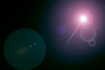 Lens Flare Prism Glint Overlay