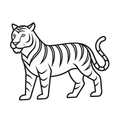 tiger vector icon