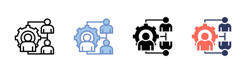 Coordination icon sheet multiple style collection