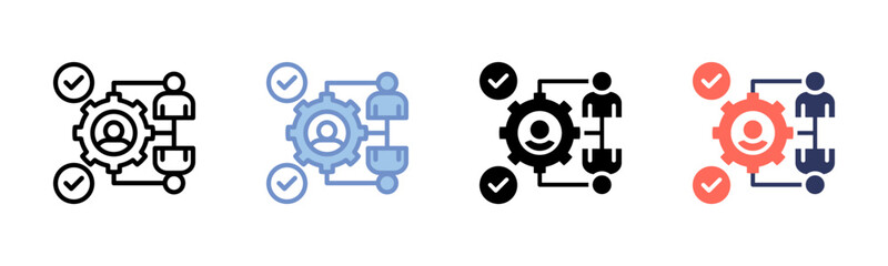 Delegation icon sheet multiple style collection