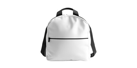 Minimalist Laptop Backpack Isolated on Transparent Background
