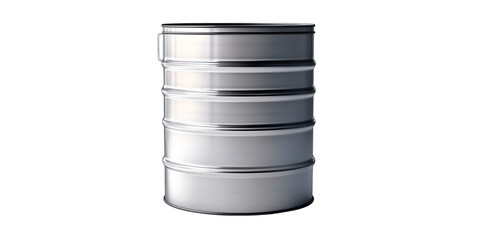 Modular Rainwater Collection Barrel Isolated on Transparent Background