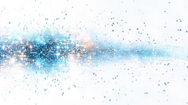 Data point abstract art background