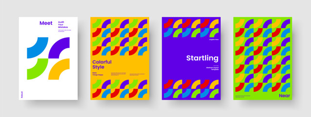 Obraz premium Geometric Report Design. Modern Banner Layout. Creative Flyer Template. Book Cover. Business Presentation. Brochure. Poster. Background. Newsletter. Brand Identity. Portfolio. Notebook. Leaflet