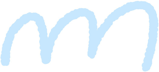 Cute Curved Line Illustration