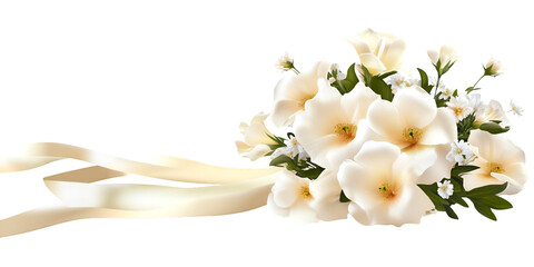 Mothers Day Flower Bouquet Isolated on Transparent Background