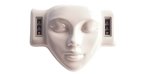 Multi Port USB Hub Isolated on Transparent Background