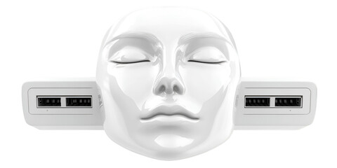 Multi Port USB Hub Isolated on Transparent Background