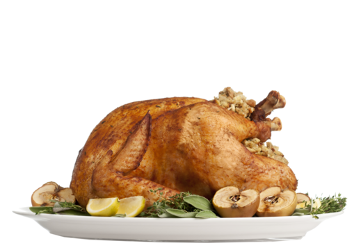 Thanksgiving Day Main Course Design: Roast Turkey for Harvest-Themed Visual Systems