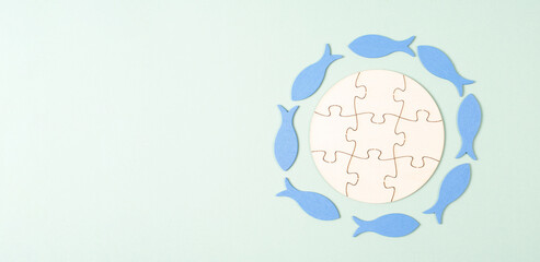 Teamwork concept, goal, plan and strategy for success, team communication and cooperating, putting...