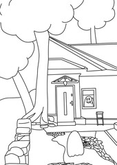 Coloring page for kids 