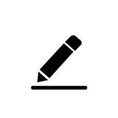 vector illustration of a pencil