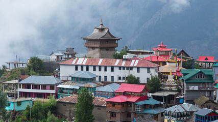 India, Himachal Pradesh, Kalpa, India's One of the Most Scenic and Beautiful Mountain Village Kalpa...