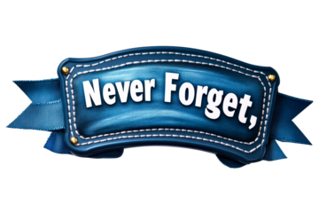 Remembering important moments with a vibrant banner design
