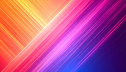 Vibrant, diagonal streaks of light in pink, purple, and orange hues, interspersed with sparkling dust