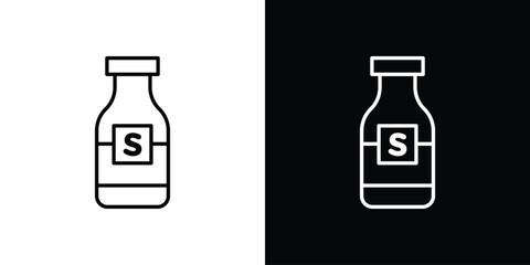 Solvent icon. editable stroke web icons