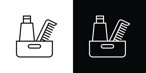 hygiene kit icon. editable stroke web icons