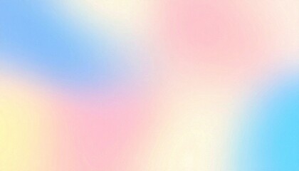 Obraz premium Soft pastel gradient flag with smooth transitions of pink, blue, and yellow hues in a dreamy abstract design.