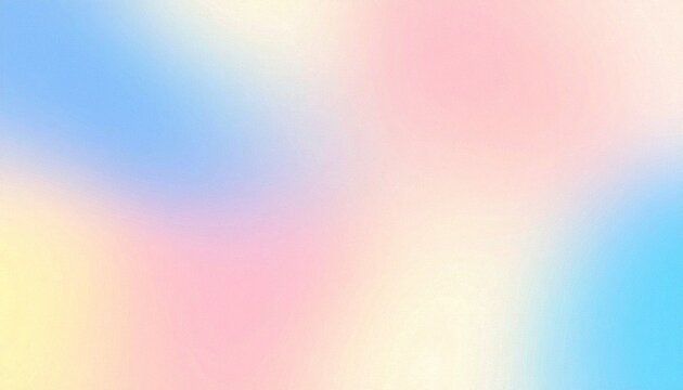 Soft pastel gradient flag with smooth transitions of pink, blue, and yellow hues in a dreamy abstract design.