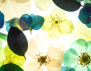 Abstract floral arrangement