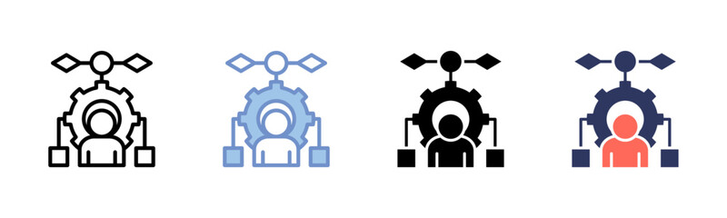 Categorization icon sheet multiple style collection