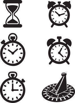 Timeless icons for managing your time efficiently and effectively