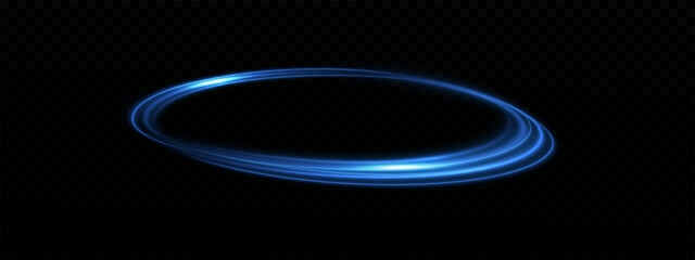 Glowing blue swirling circle. shining spiral light effect, futuristic colorful pedestal, shiny vector  file, special glow effect for game ui, apps or web design