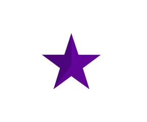 Obraz premium Purple star graphic (1)