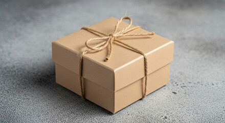 gift box with ribbon on wooden background