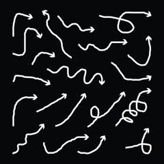 Arrow icon. Mega set of vector arrows