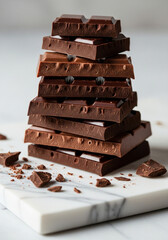 dark chocolate with nuts