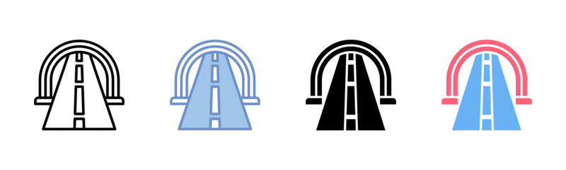 Underpass icon sheet multiple style collection