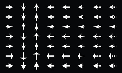Arrows set vector.