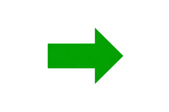 A green arrow pointing to the right