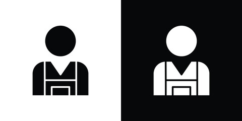 Tourist Guide icon symbol template for graphic and web design collection logo vector illustration