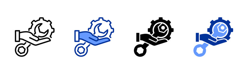 Equipment icon sheet multiple style collection